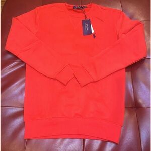 NWT Polo Ralph Lauren Double Knit Cotton Sweater Only